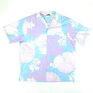 Vintage HILO HATTIE Mens S/S Hawaiian Shirt XL